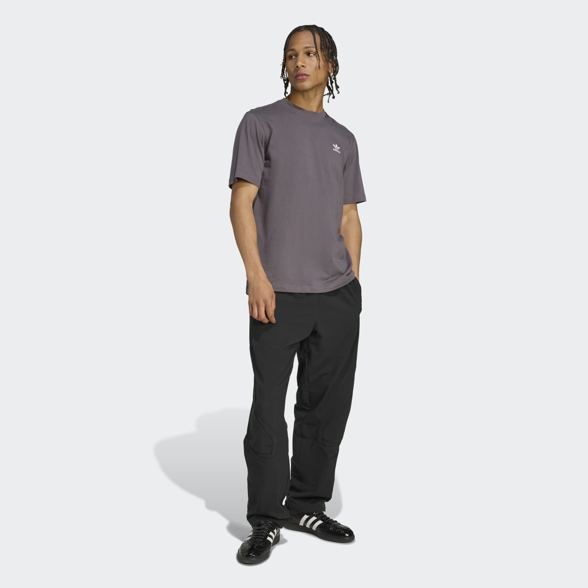 T-shirt de Homem Trefoil Essentials Originals Cinzento-5