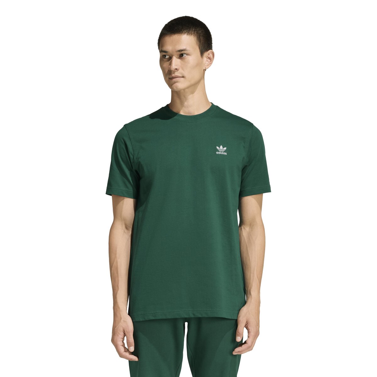 T-shirt de Homem Trefoil Essentials Originals Verde-1