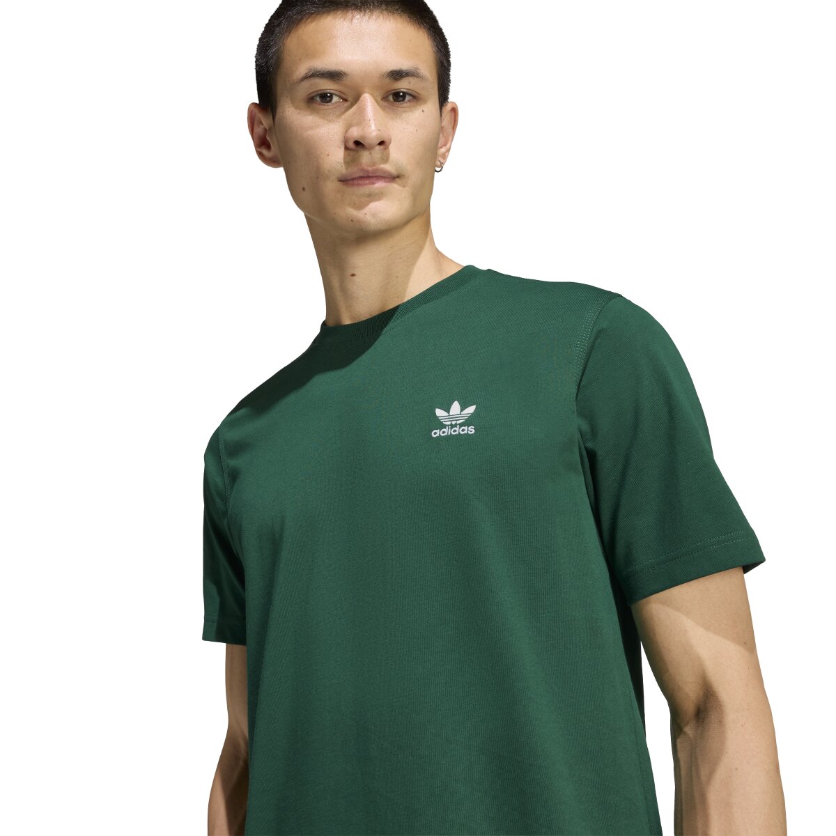 T-shirt de Homem Trefoil Essentials Originals Verde-4