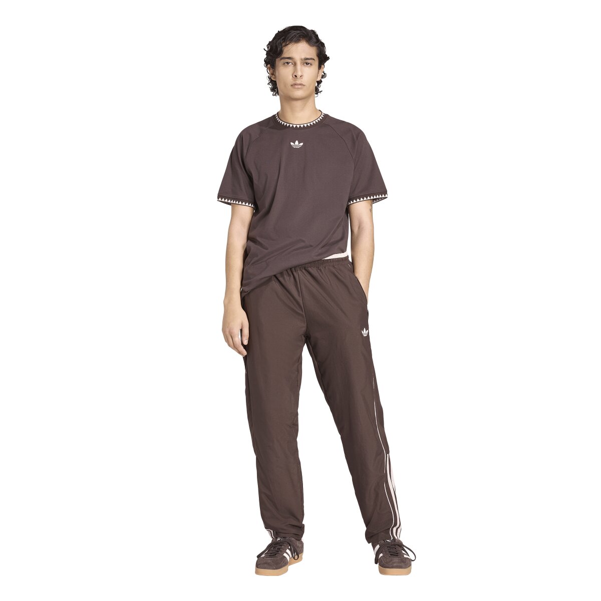 T-shirt de Homem Main Originals Castanho-5
