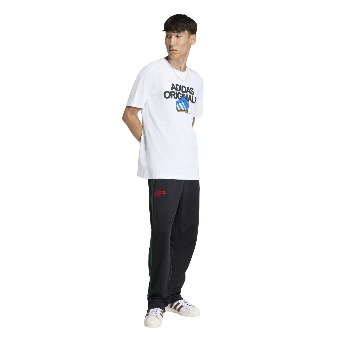 T-shirt de Homem Graphics Originals Branco-3