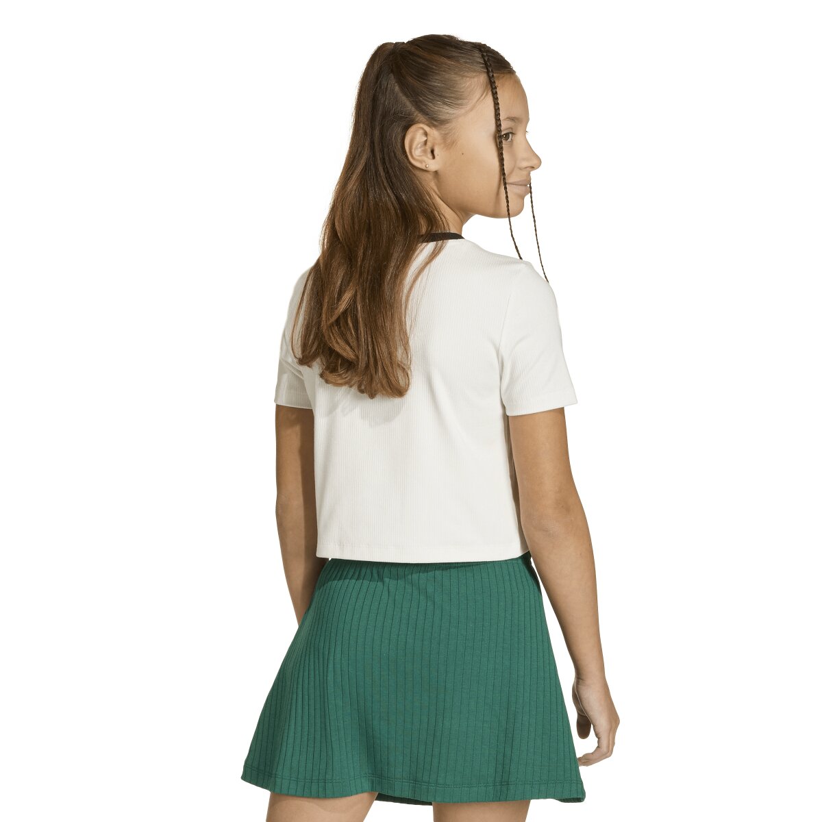 T-shirt de Menina Trefoil Essentials Originals Branco-3