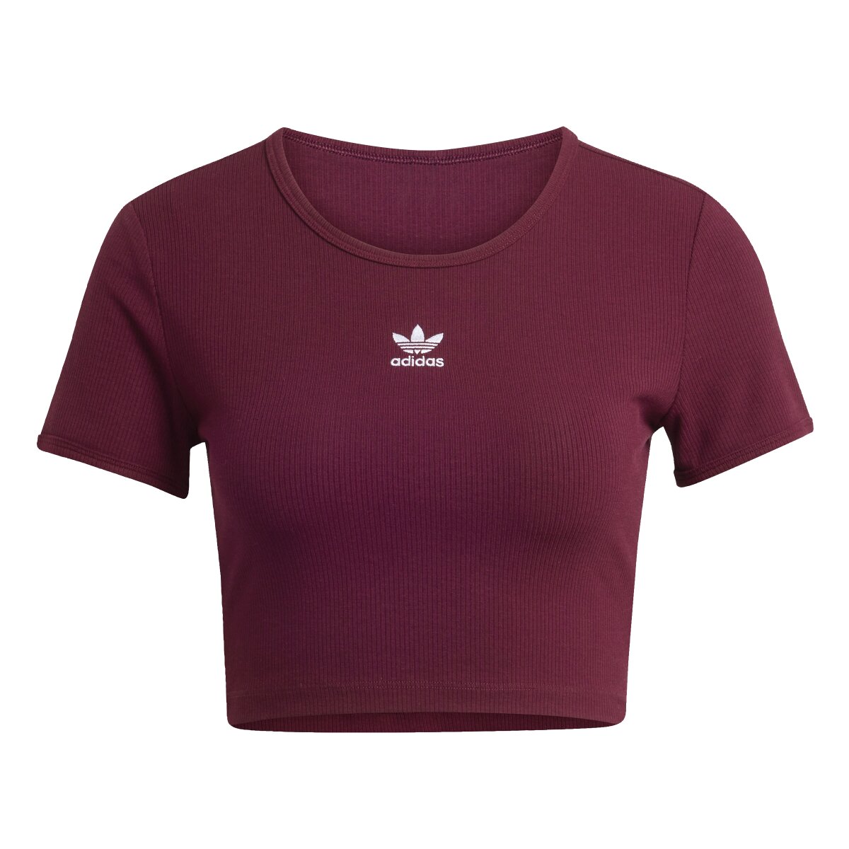 T-shirt de Mulher Trefoil Essentials Originals Bordeaux-6