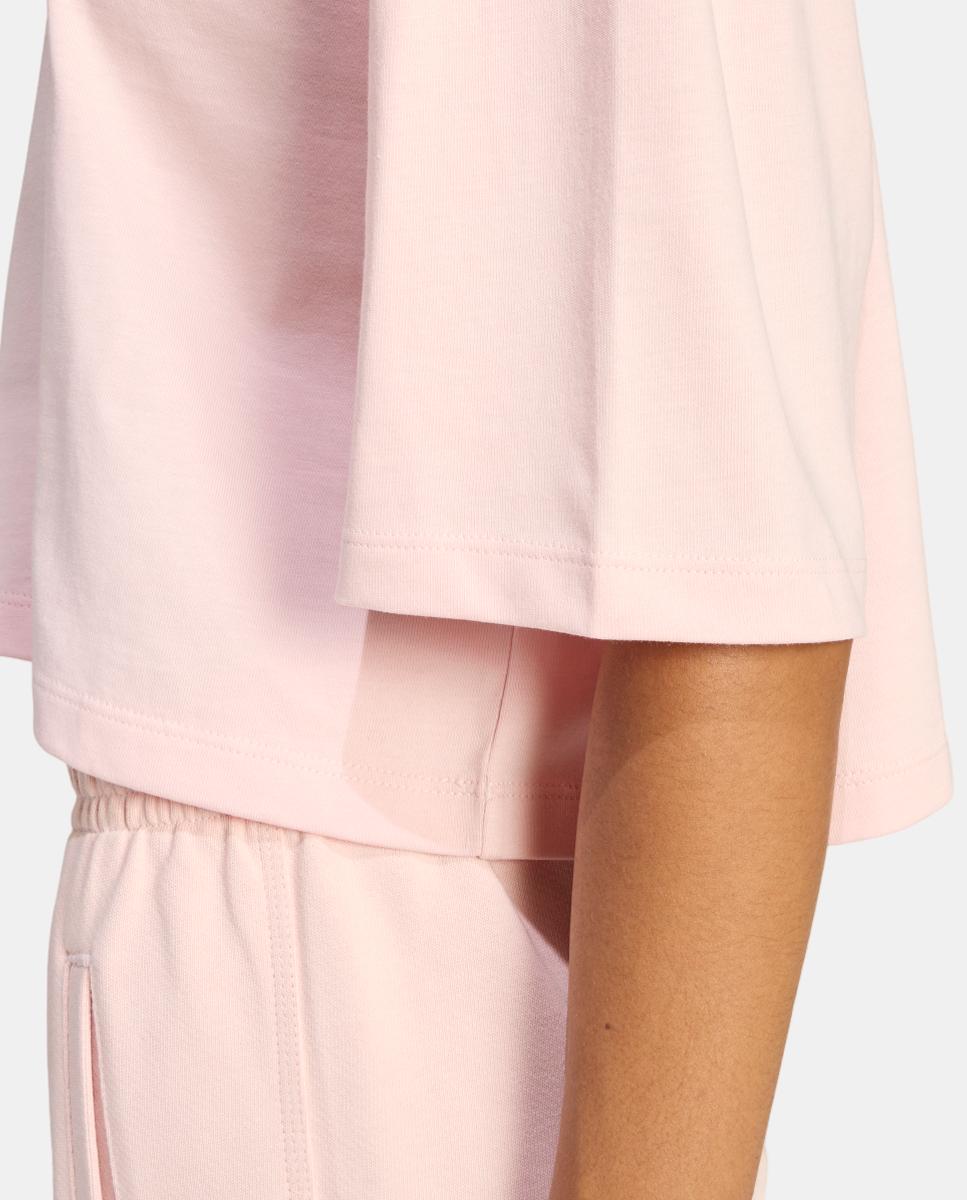 T-shirt de Mulher Trefoil Essentials Originals Rosa-4