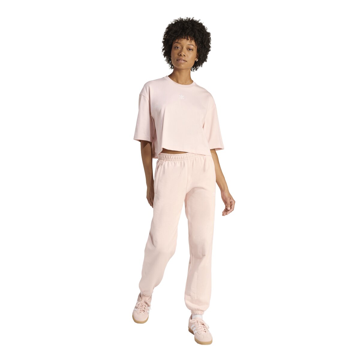 T-shirt de Mulher Trefoil Essentials Originals Rosa-5