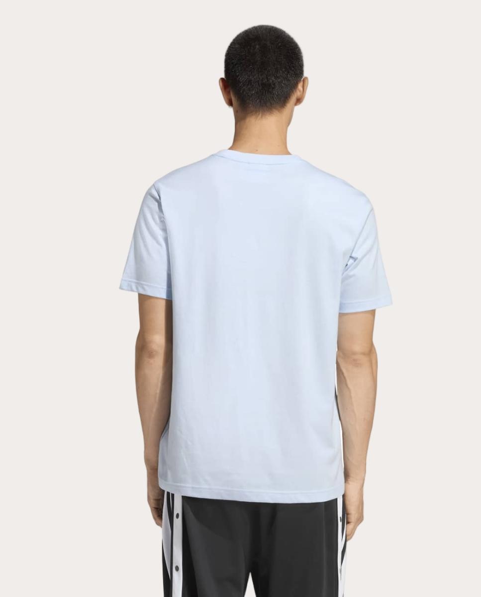 T-shirt de Homem Trefoil Essentials Originals Azul-2
