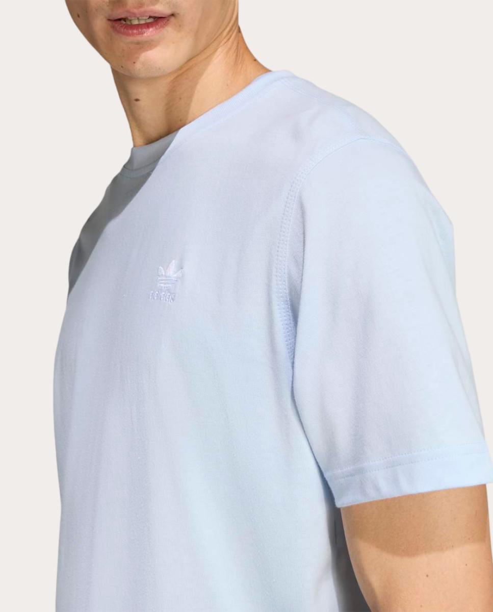 T-shirt de Homem Trefoil Essentials Originals Azul-4