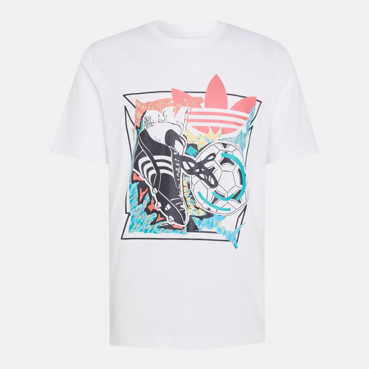 T-shirt de Homem Graphics Originals Branco-6