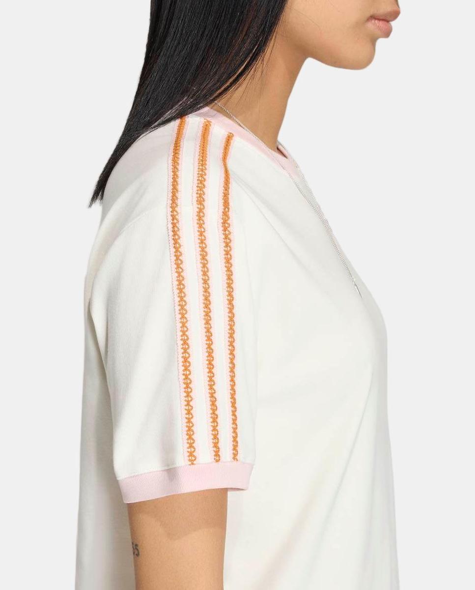 T-Shirt de Mulher 3S Tee adidas Originals Branco-4
