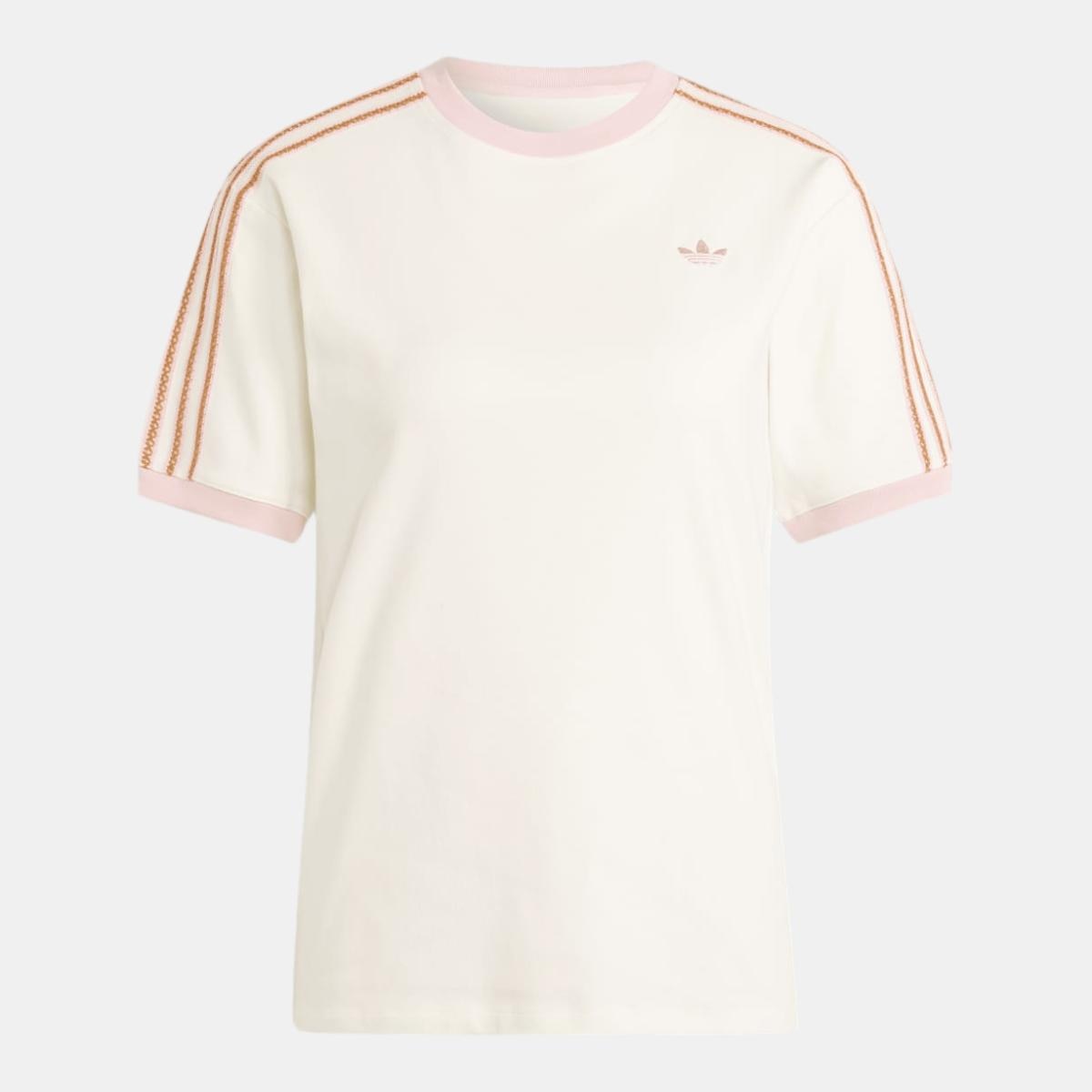 T-Shirt de Mulher 3S Tee adidas Originals Branco-6