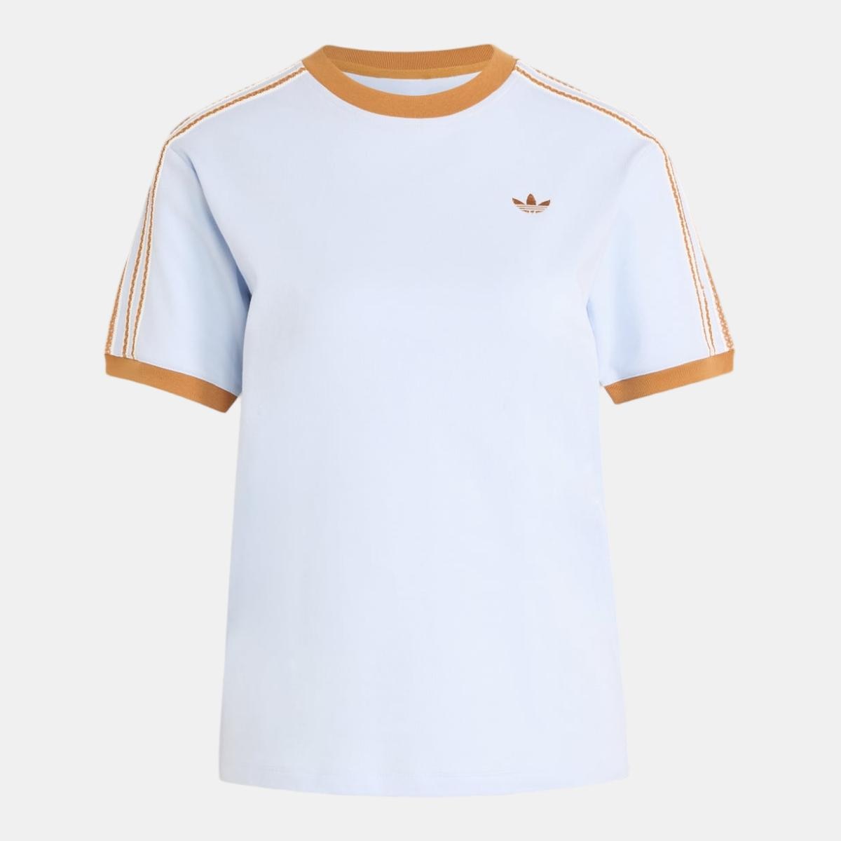 T-Shirt de Mulher 3S Tee adidas Originals Azul-6