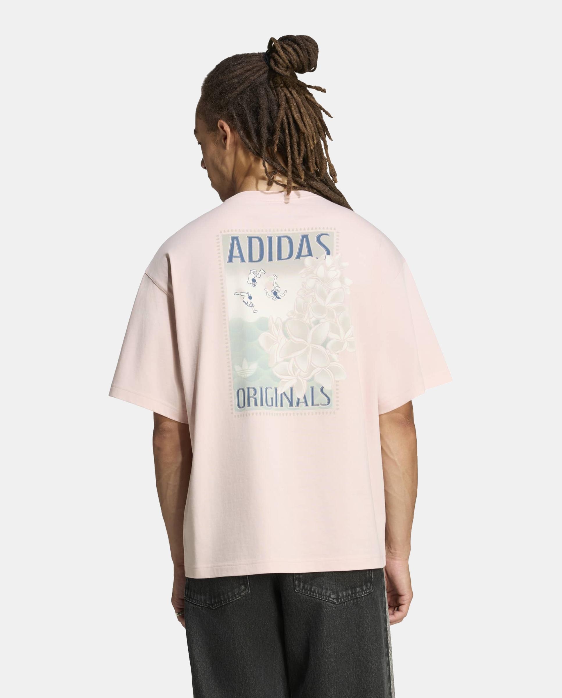 T-shirt de Homem Graphic Tee Originals Rosa-2