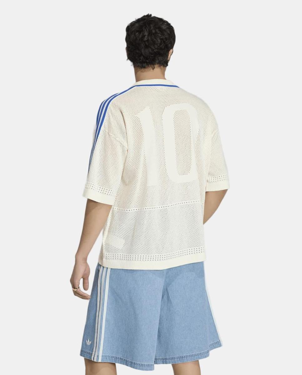 T-shirt de Homem Knitted Shirt Originals Branco-2
