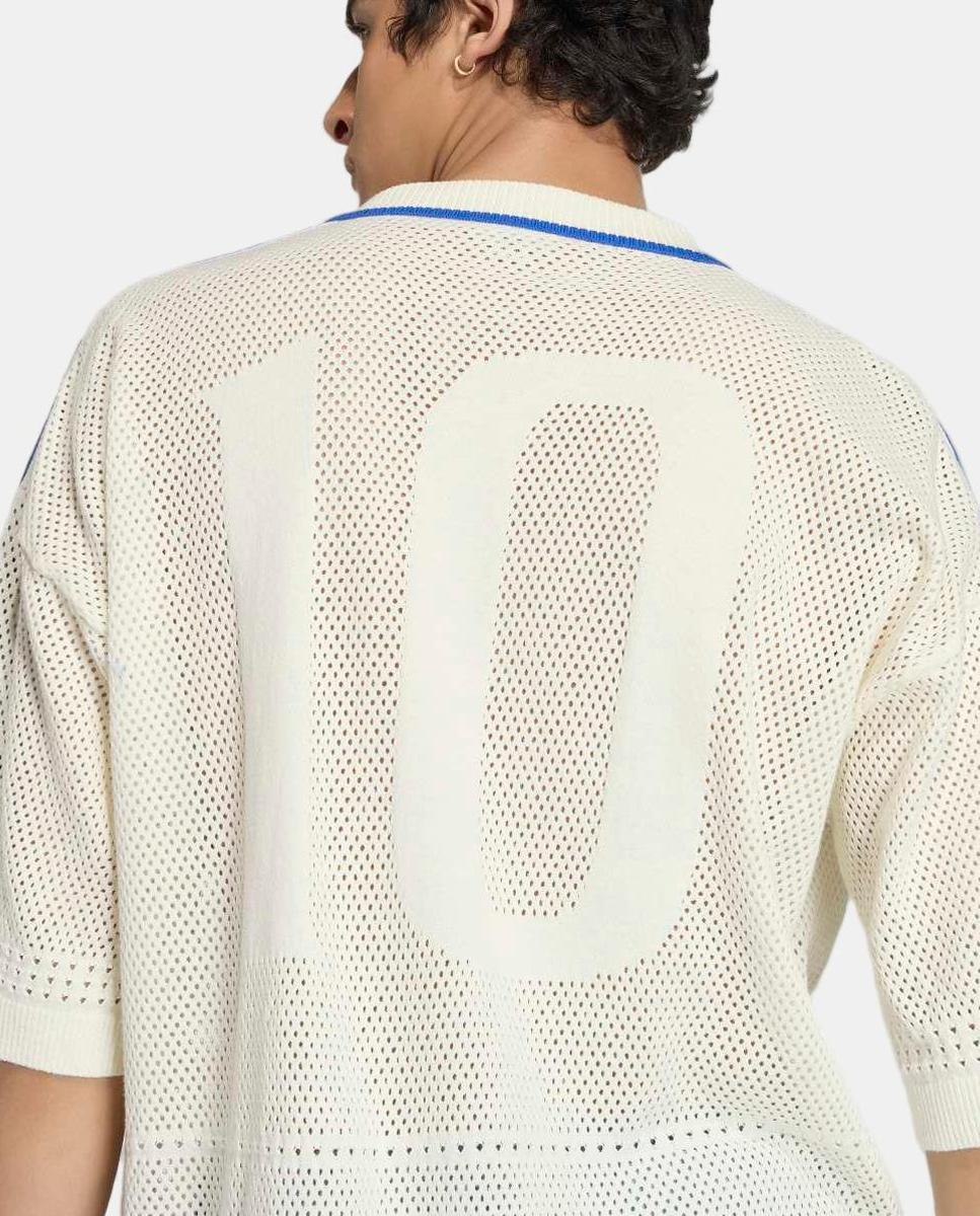T-shirt de Homem Knitted Shirt Originals Branco-3