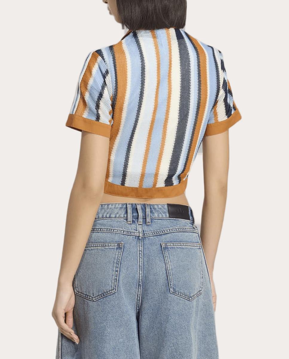 Polo Casual de Mulher Originals Multicolor-2