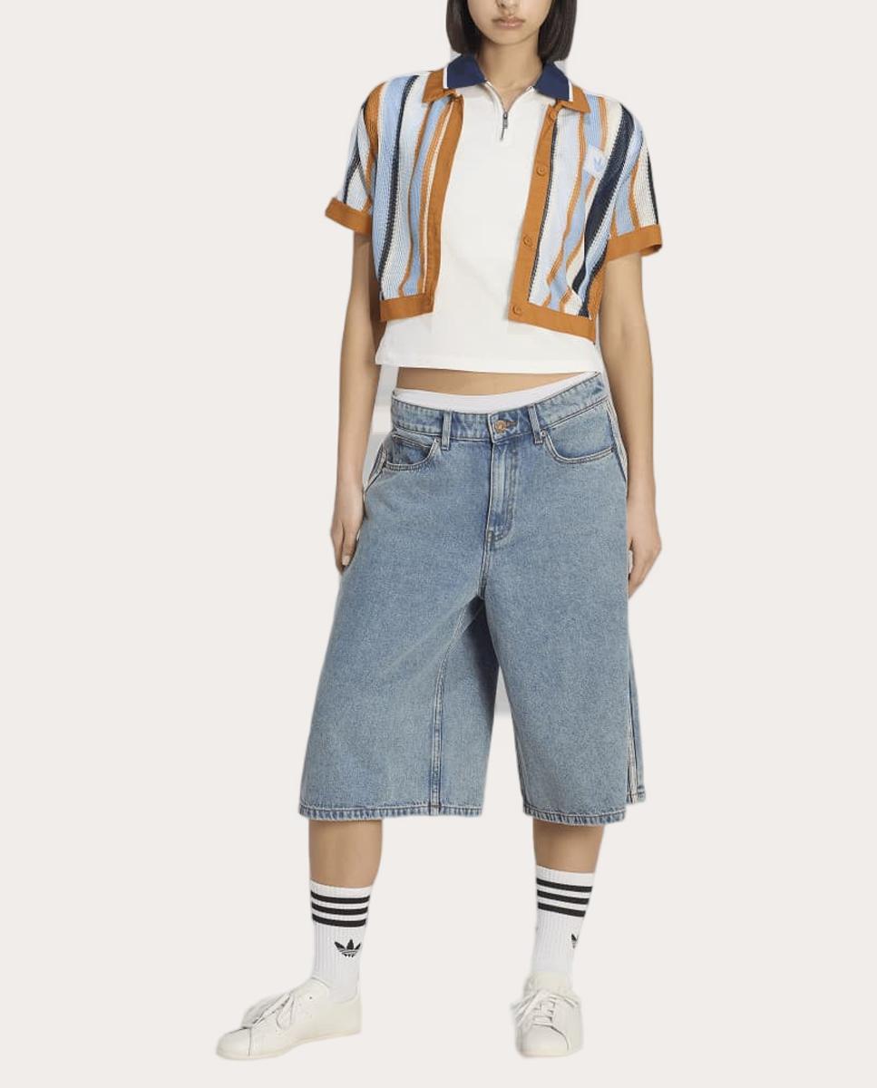 Polo Casual de Mulher Originals Multicolor-3