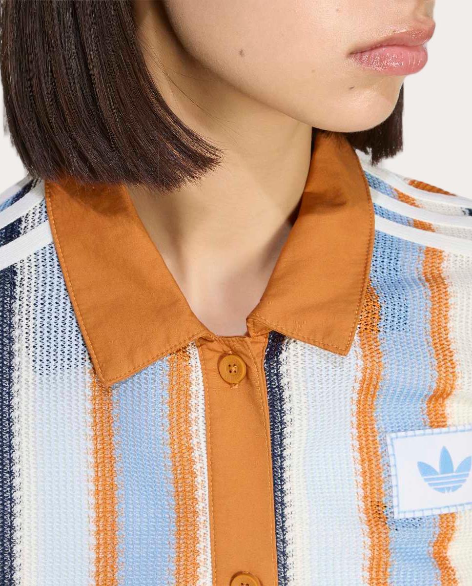 Polo Casual de Mulher Originals Multicolor-4