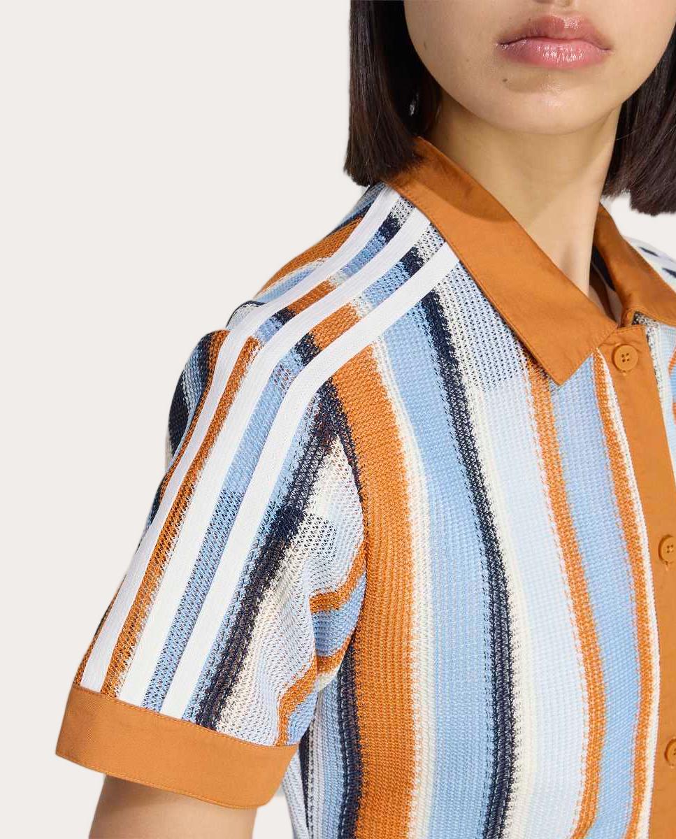 Polo Casual de Mulher Originals Multicolor-5