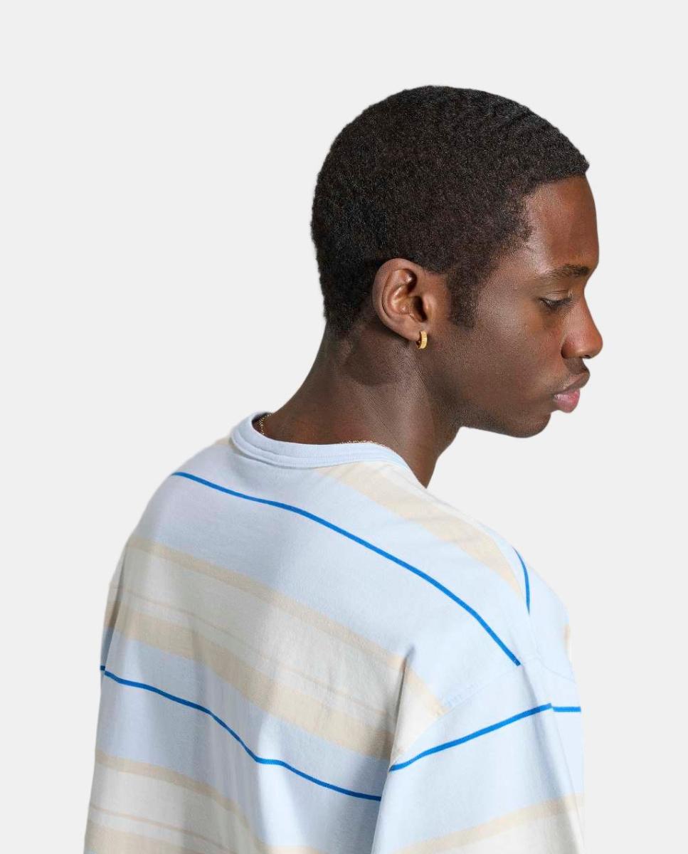 T-shirt de Homem Stripe Tee Originals Azul-4