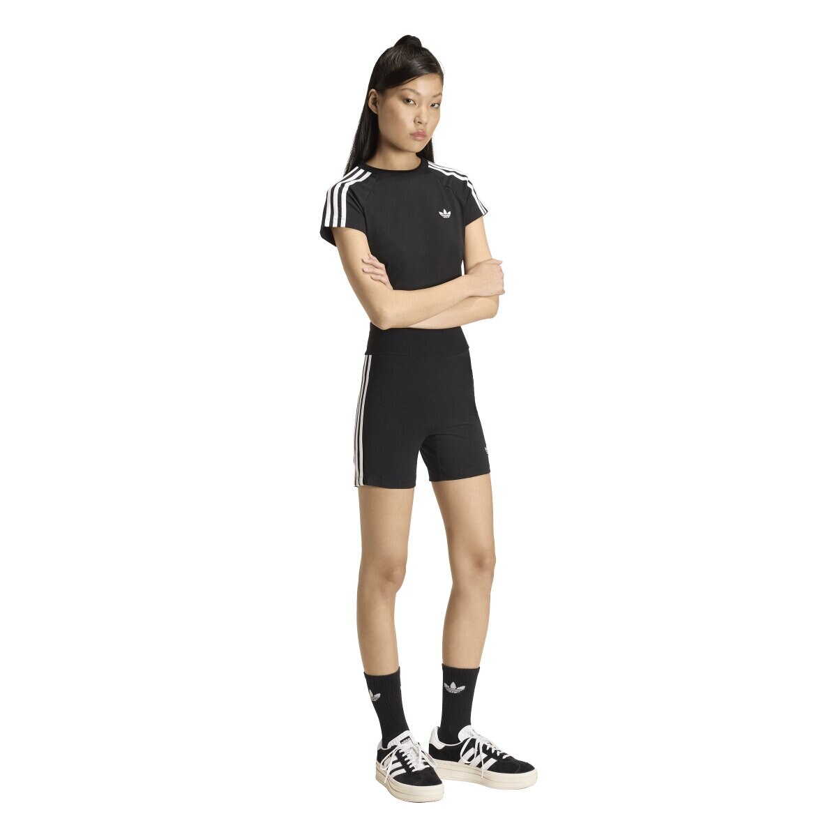 Imagen 4 de Camiseta de mujer Adicolor Adidas Originals - Negro Negro