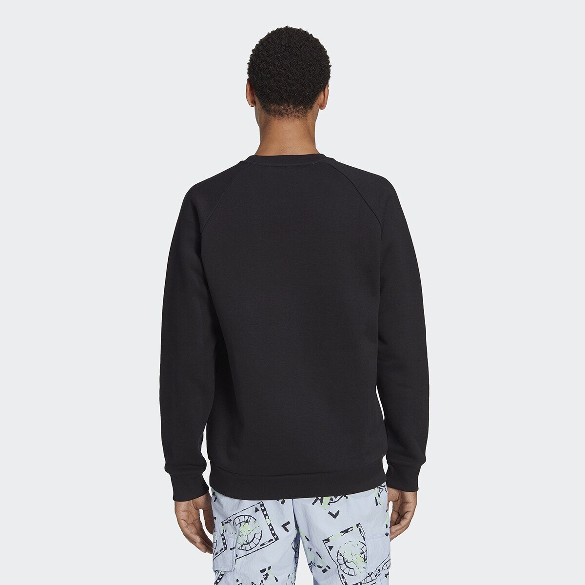 Sweatshirt Trefoil Essentials Originals Preto-2