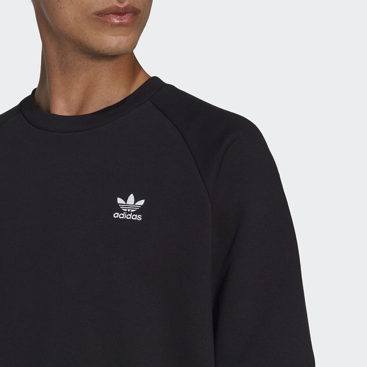 Sweatshirt Trefoil Essentials Originals Preto-3