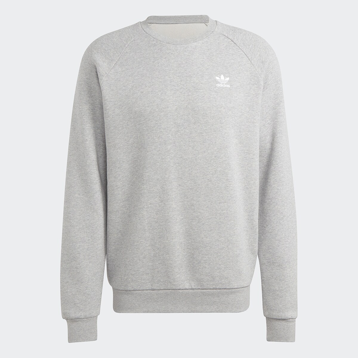 Sweatshirt Trefoil Essentials Originals Cinzento-5
