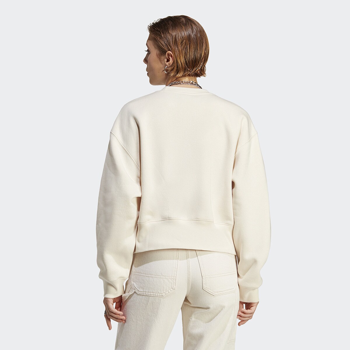 Sweatshirt de Mulher adicolor Essentials Originals Branco-2