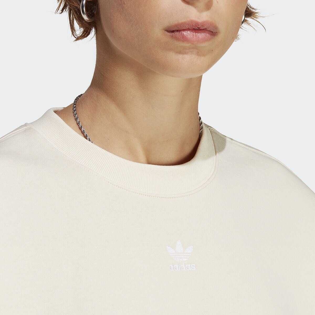 Sweatshirt de Mulher adicolor Essentials Originals Branco-3
