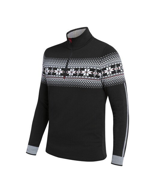 Camisola de Malha de Homem Clarence Preto / Branco-2