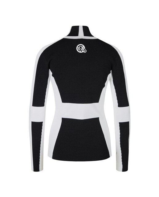 Camisola de Malha de Mulher C.O.L Splah Preto / Branco-2