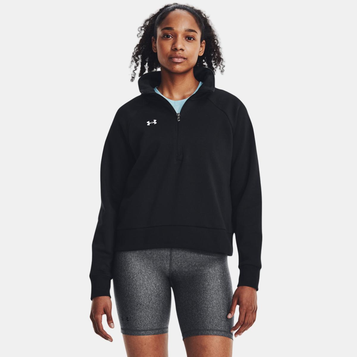 Sweatshirt de mulher Rival Fleece Under Armour Preto / Branco-1