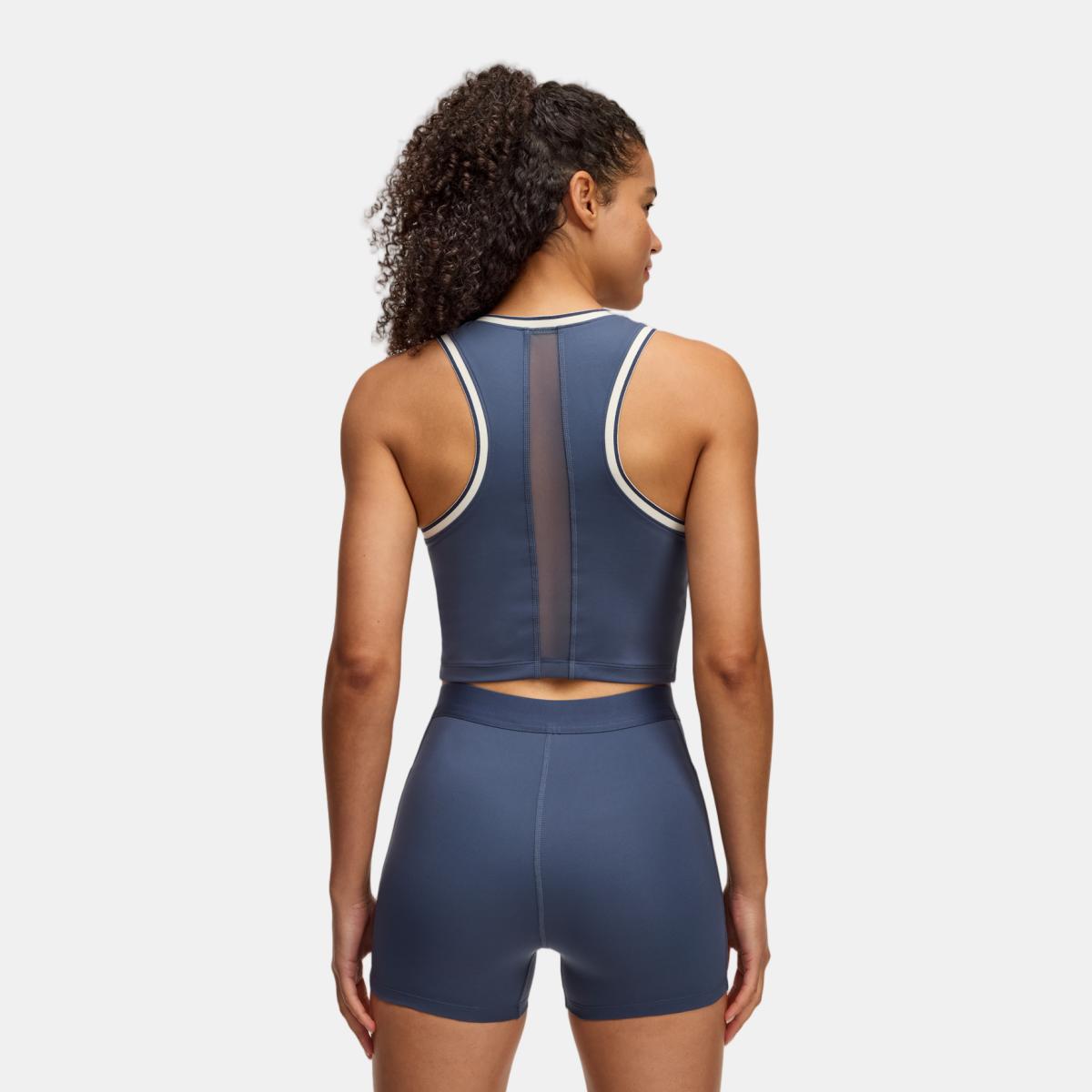 T-shirt de Mulher Run 96 Tank Cinzento-2
