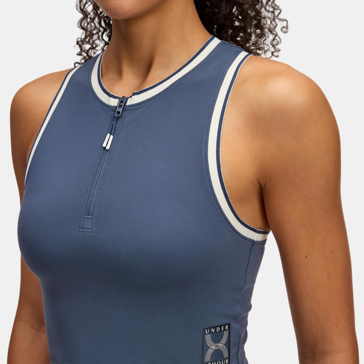 T-shirt de Mulher Run 96 Tank Cinzento-3