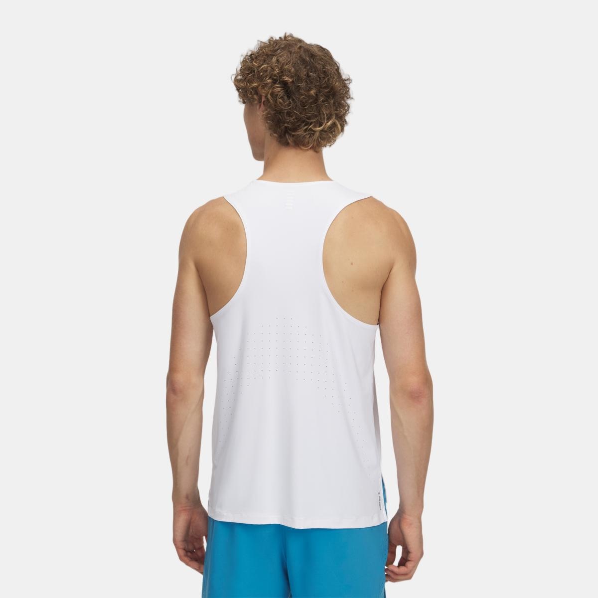 T-shirt de Homem Launch Elite Singlet Branco-2