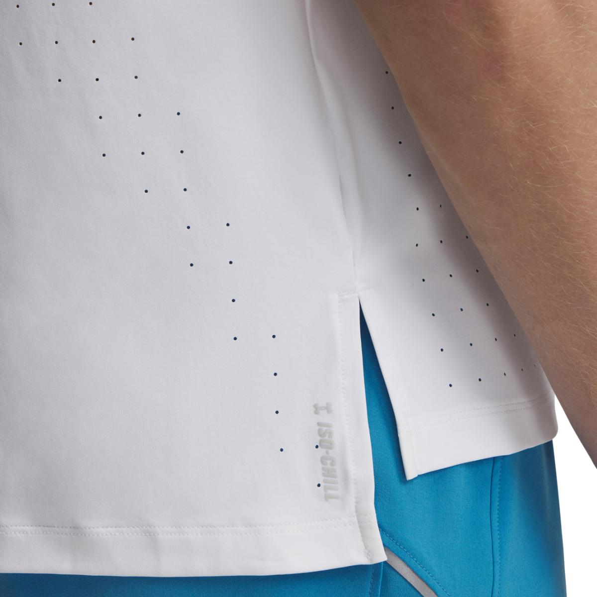 T-shirt de Homem Launch Elite Singlet Branco-3
