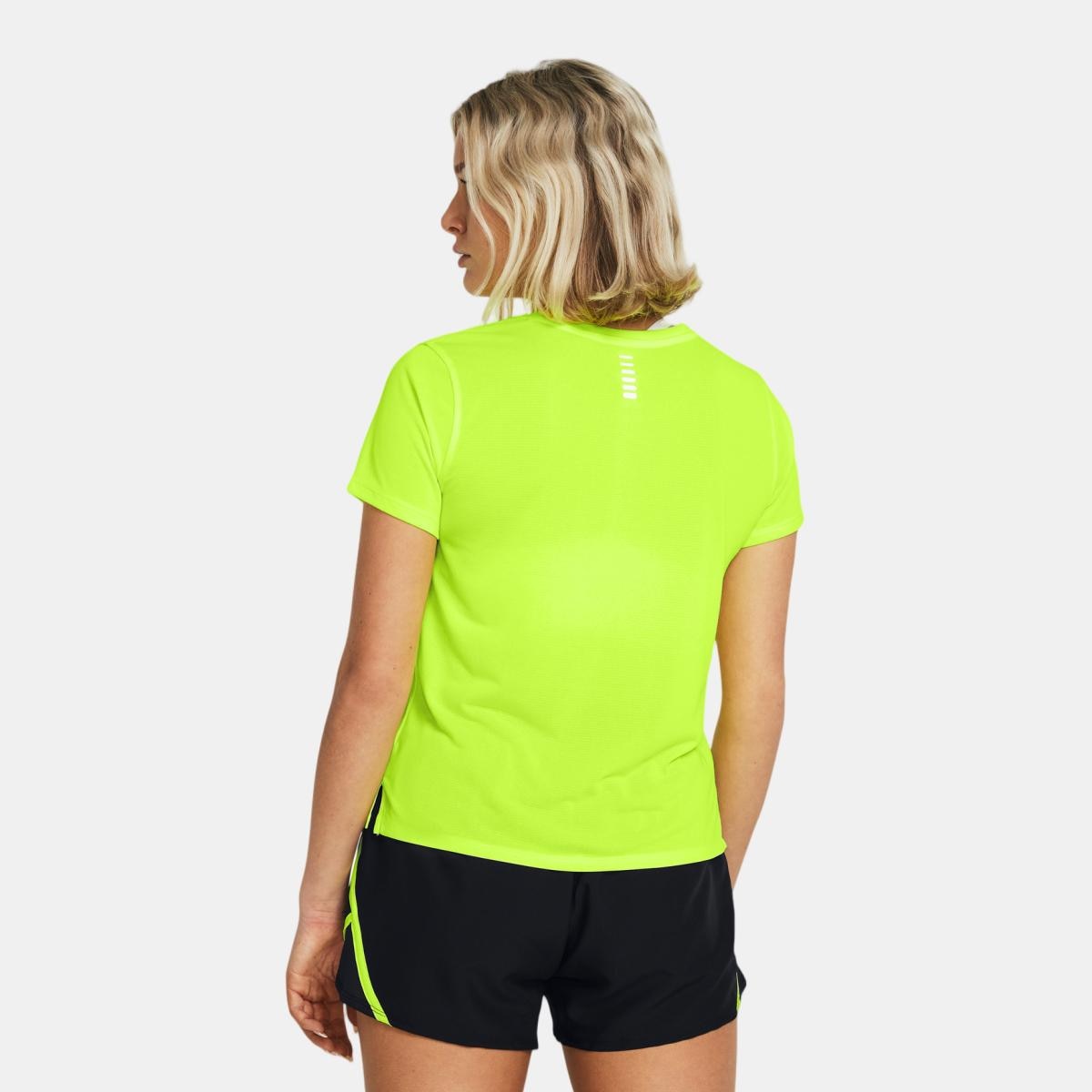 T-shirt de Mulher UA Launch Amarelo-2