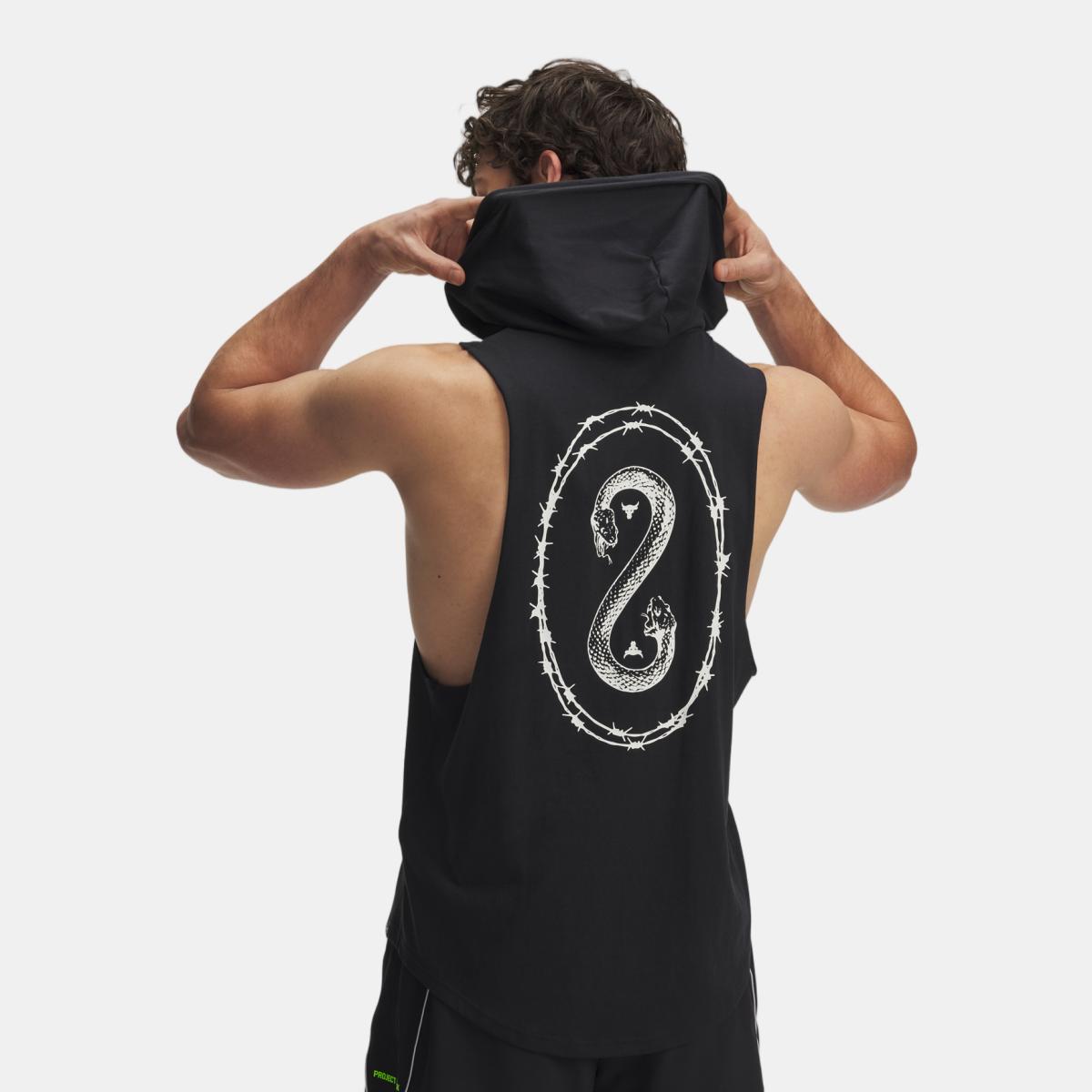 T-shirt de Homem Project Rock Snake SL HD Preto-2