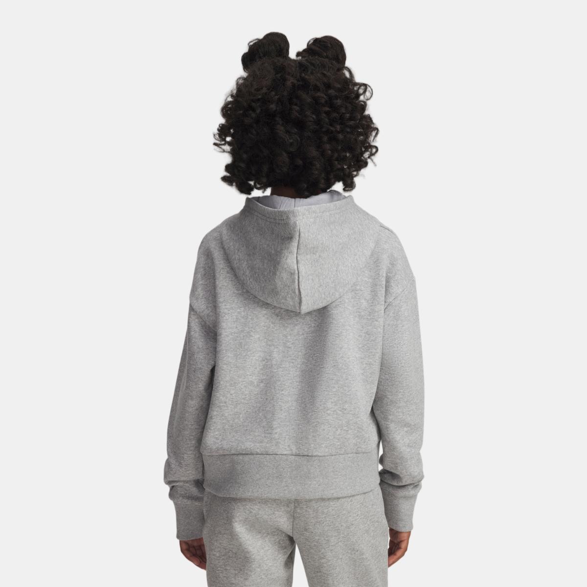 Sweatshirt de Menina Rival Fleece Crop Cinzento-2