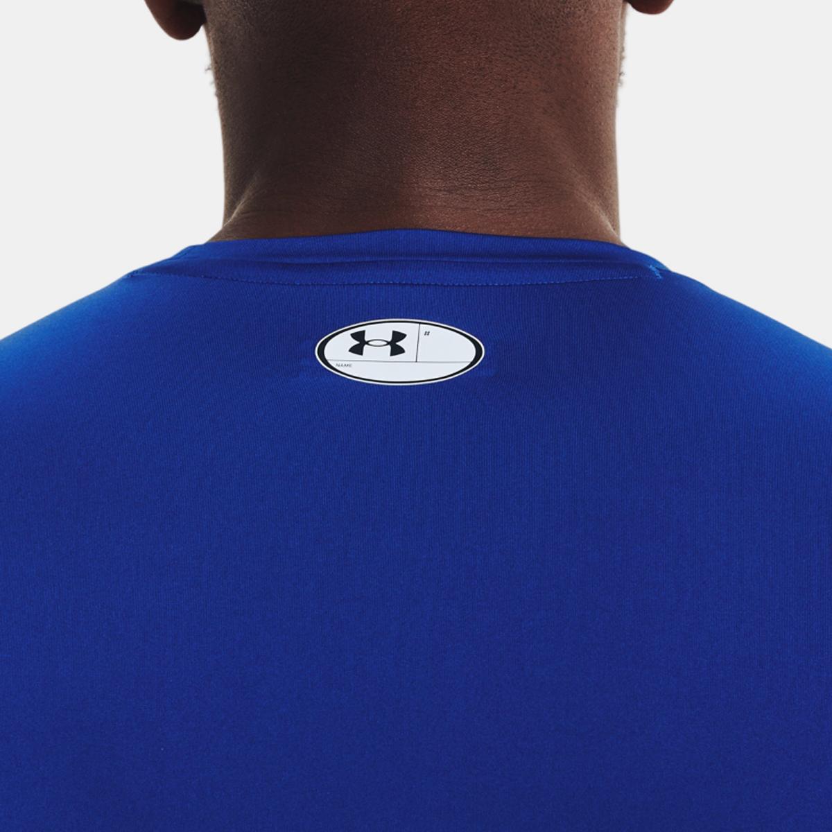 T-shirt de homem HeatGear® Under Armour Azul-3