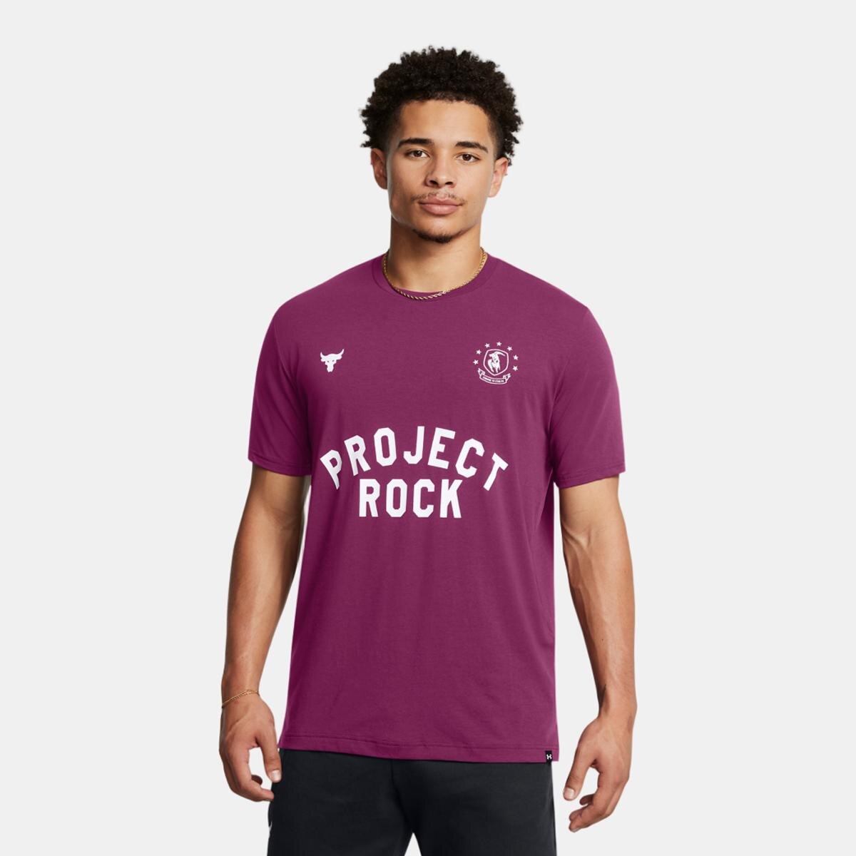 Imagem 0 de T-shirt de Homem Project Rock Ss Boh-Blk