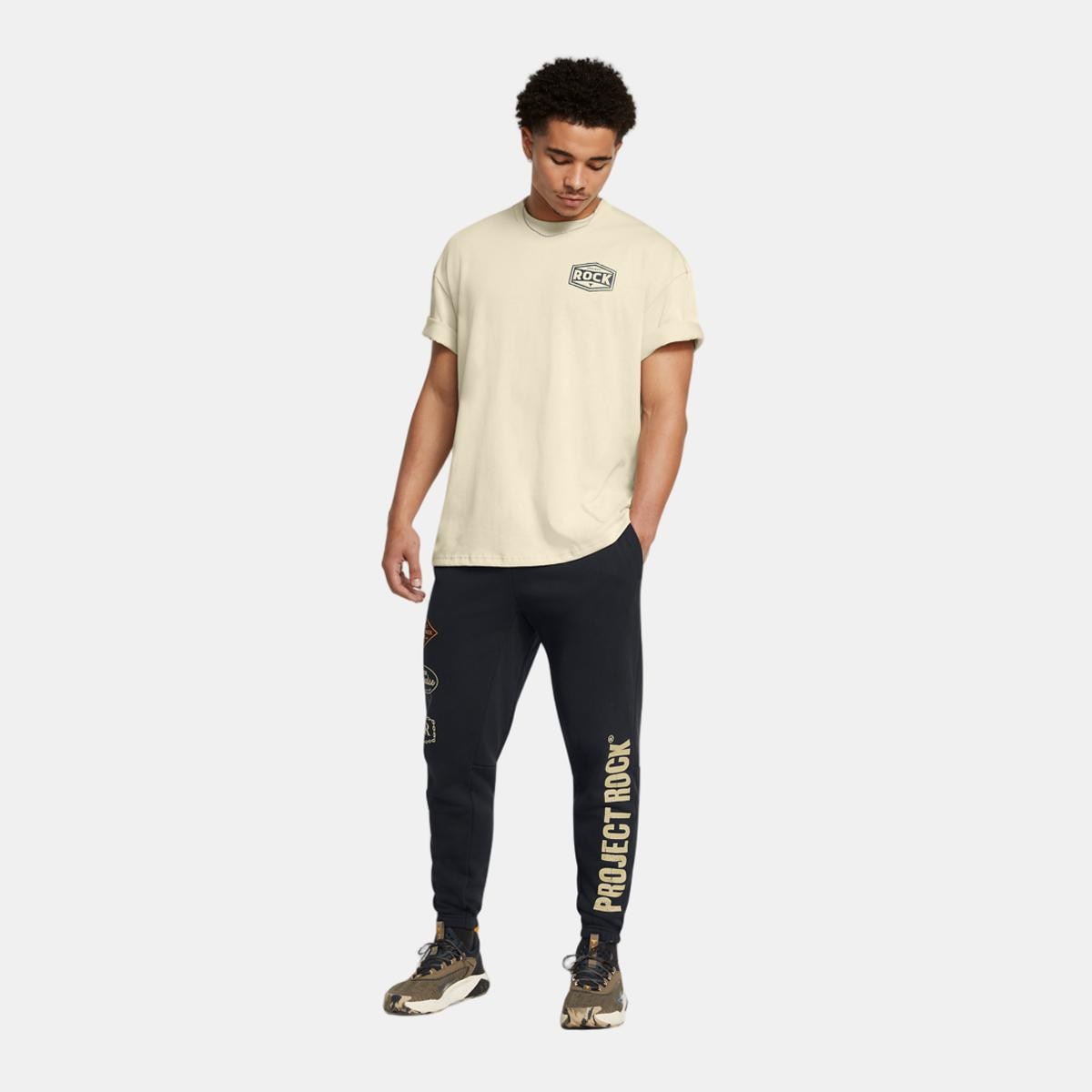T-shirt de Homem Project Rock Hwt Ss Tools-Brn Castanho-3