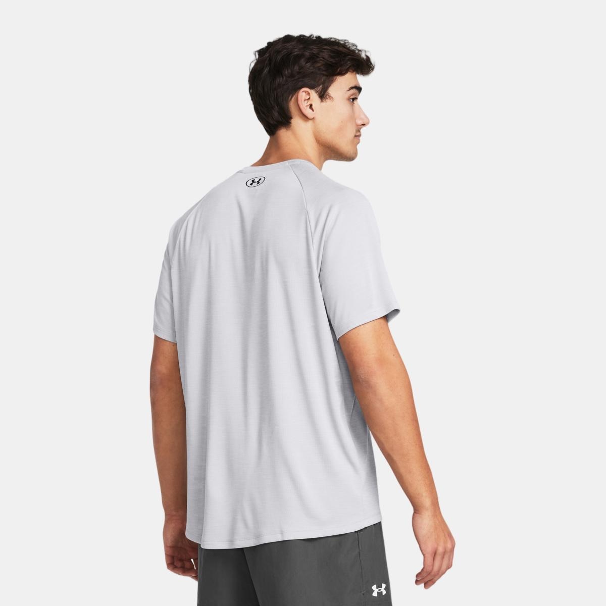 T-shirt de Homem Tech Textured SS Branco-2