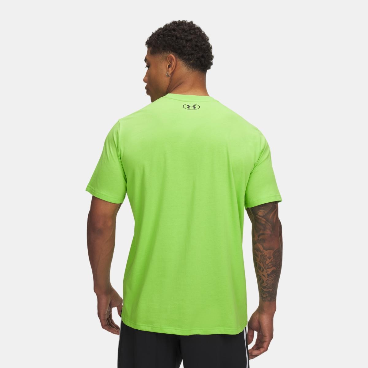 T-shirt de Homem Project Rock Brahma Bull SS Verde-2