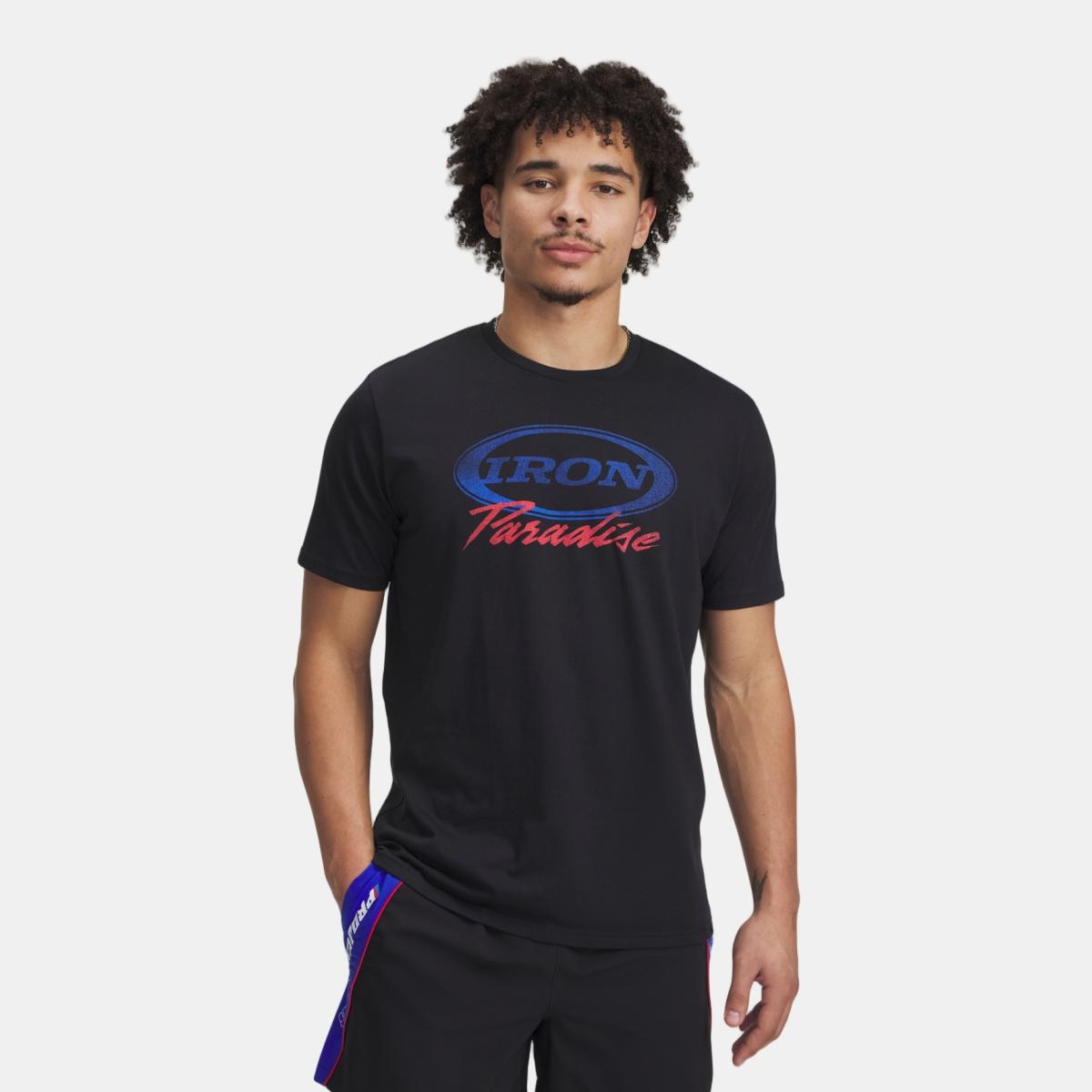 T-shirt de Homem Project Rock Iron SS Preto-1