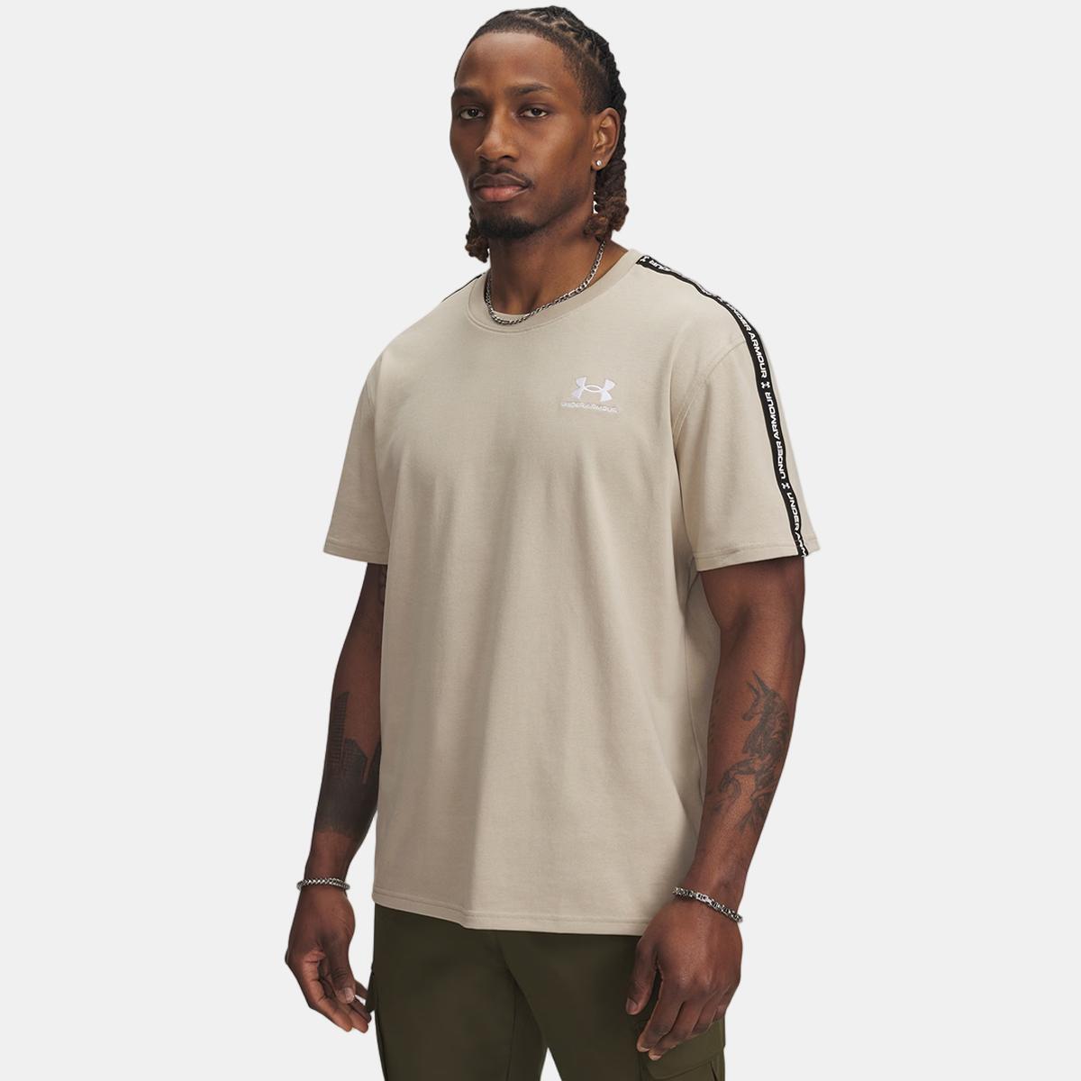 T-shirt de Homem Icon HWT Tee Taping Castanho-1