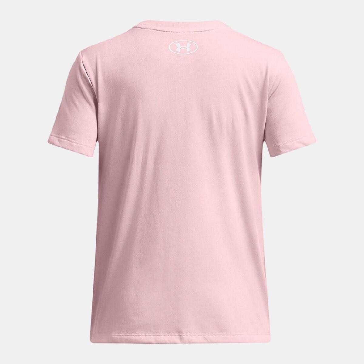 T-shirt de Menina Big Logo SS Rosa-2
