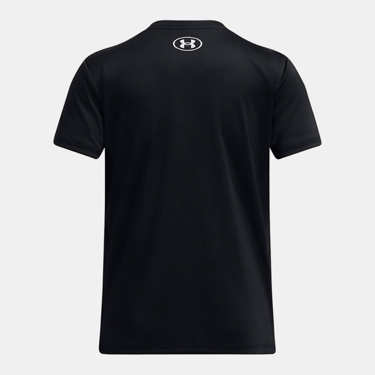 T-shirt de Menina Tech Wordmark SS Preto-2