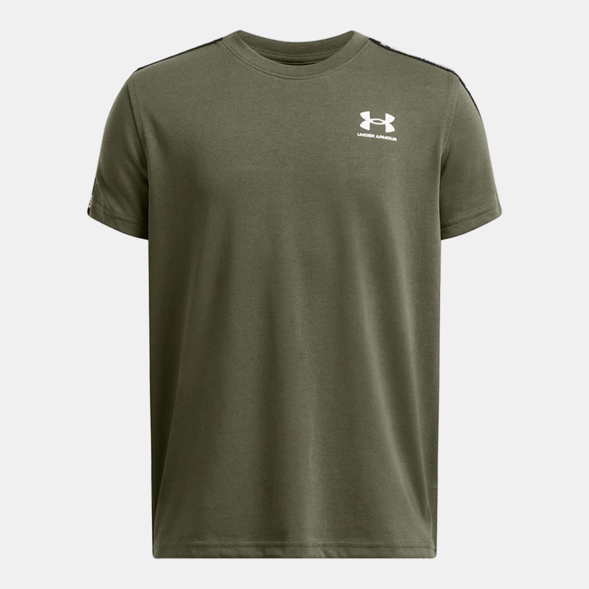 T-shirt de Menino B Icon Taped SS Verde-1