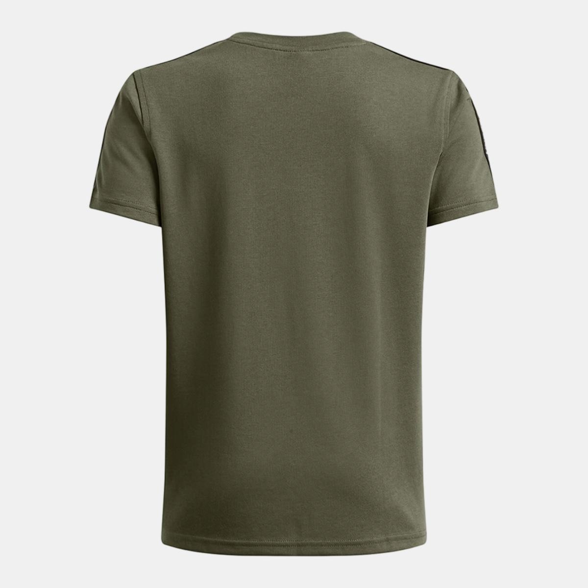 T-shirt de Menino B Icon Taped SS Verde-2